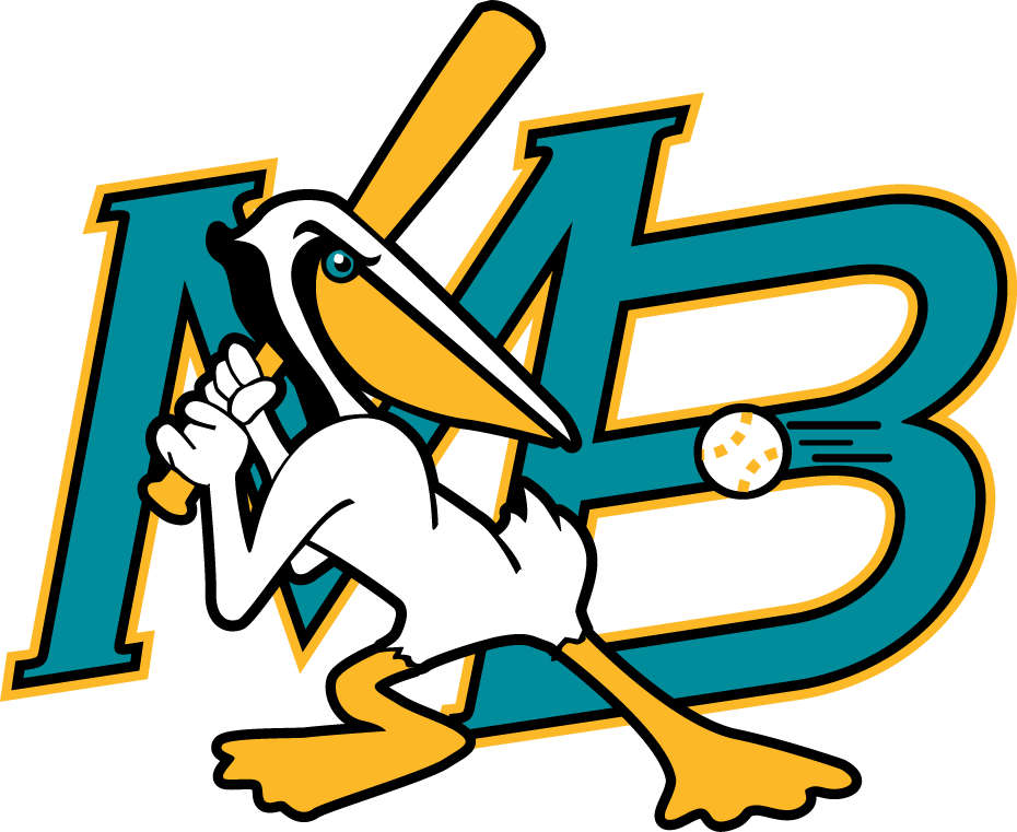 Myrtle Beach Pelicans 1999-2006 Primary Logo iron on transfers for T-shirts